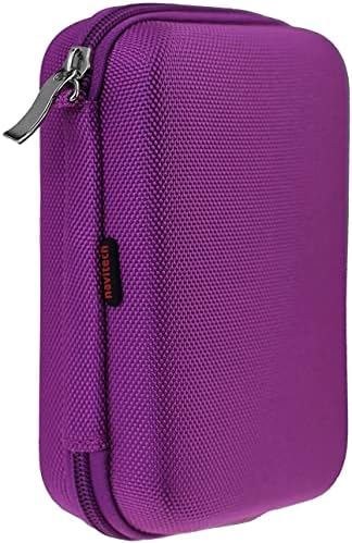 Navitech Purple Ceas & amp; accesoriu caz compatibil cu Eurans Fitness Tracker