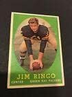 1958 Topps 103 Jim Ringo Green Bay Packers Card de fotbal NM - Carduri de fotbal nesemnate