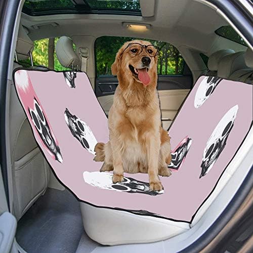 Enevotx Husă pentru scaun pentru câini stil de Design armonios personalizat Huse pentru scaune auto cu imprimare drăguță pentru