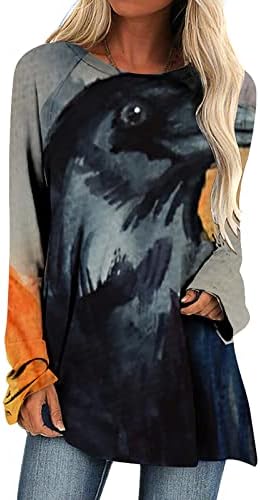 Adolescente fete vrăjitoare mormânt de pisici camisole crewneck bluze tricouri cu mânecă vacanță de halloween drăguț camisole