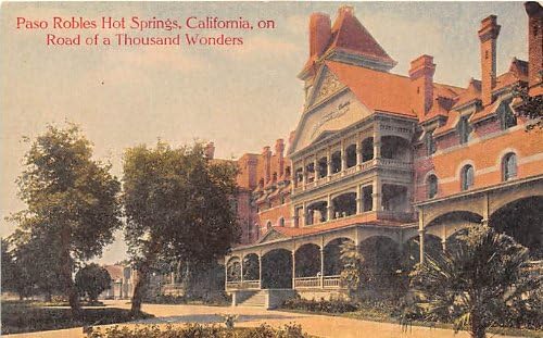 Paso Robles Hot Springs, carte poștală din California