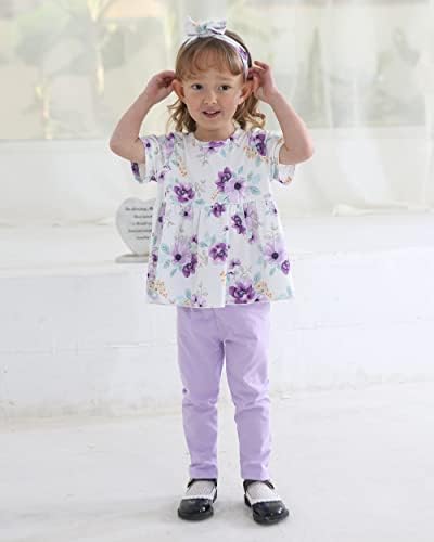 Baby Girl Haine Toddler fata haine tinute pentru sugari îmbrăcăminte florale pantaloni Set drăguț haine Set pentru fete