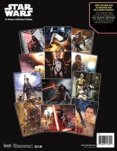 Tendințe internaționale Lucasfilm Star Wars The Force Awakens Poster Book 8.5 X 11