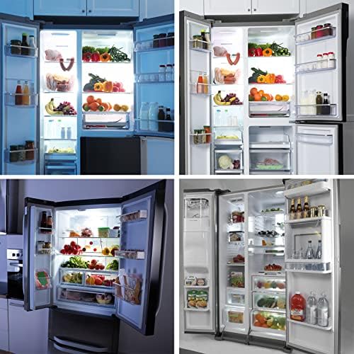 Dkjwdk LED frigider bec 5W 40 Watt echivalent congelator Becuri E26 baza frigider bec de economisire a energiei A15 aparat Becuri 120V Lumina zilei Alb 6000K 600LM, 2 Pack