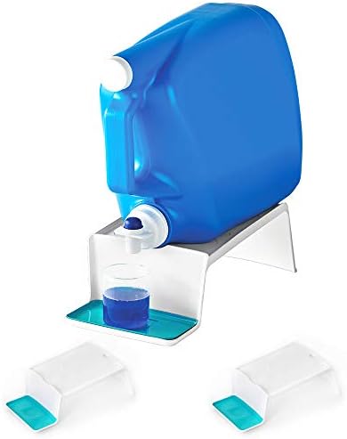 Stație Sud cu Design inteligent-Set de Organizatoare de Detergent de rufe cu 3 unghiuri-tavă de captare a picăturilor - depozitare