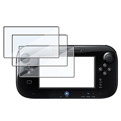 Theo & Cleo pentru Nintendo Wii U 3pc Clear Screen Protector Skield SHIELD