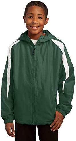Jacheta Colorblock cu căptușeală pentru băieți Sport-Tek