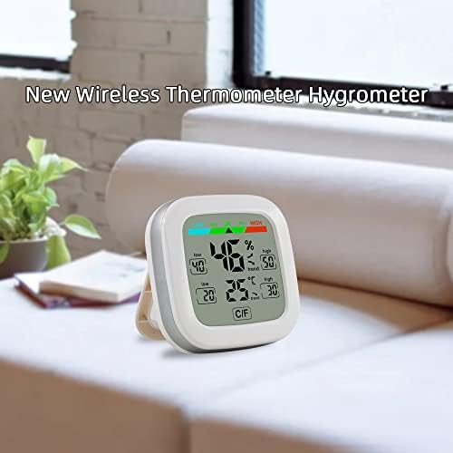 Xixian Hygrometru electronic electronic și termometru Temperatură digitală Temporatorul Contorului de umiditate Temporă. Și