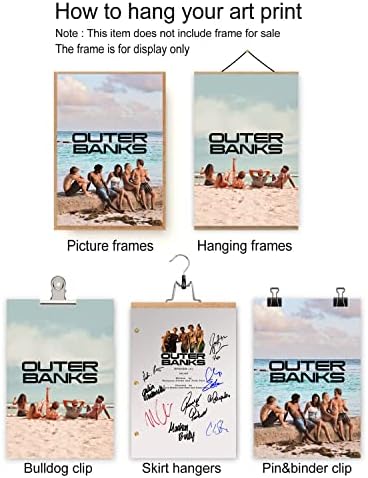 Outer Banks OBX Poster Serie TV Serie de film Postere de plajă pentru cameră estetică Canvas Canvas Decor de artă de perete