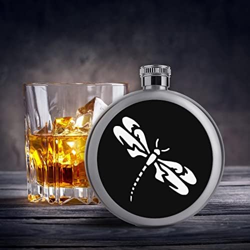 Tribal Dragonfly 5oz Flask Hip leak Proof băutură lichior din oțel inoxidabil pentru alcool whisky rom Vodk nunta Camping Party cadou