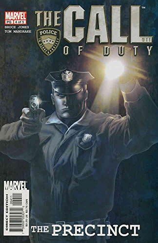 Call of Duty, la: incinta # 4 VF / NM; Marvel carte de benzi desenate / Bruce Jones polițiști de poliție