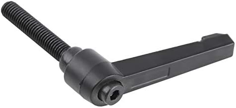 Maneta de prindere, M8 16-60mm maneta de prindere Mașini mâner reglabil blocare buton filet exterior negru blocare maneta de