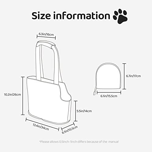 Moale Față-Verso Călătorie Pet Carrier Tote Mână Sac Drăguț-Panda - Verde Portabil Mic Câine/Pisică Carrier Poseta