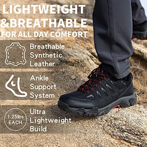 Pantofi de drumeție impermeabili shulook pentru bărbați, fără alunecare, exterior, de top scăzut, cizme de gleznă ușoară, respirație,