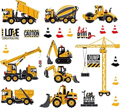 AIYANG vehicule de construcții autocolante de perete camion excavator tractor Macara Inginerie auto autocolante de perete pentru