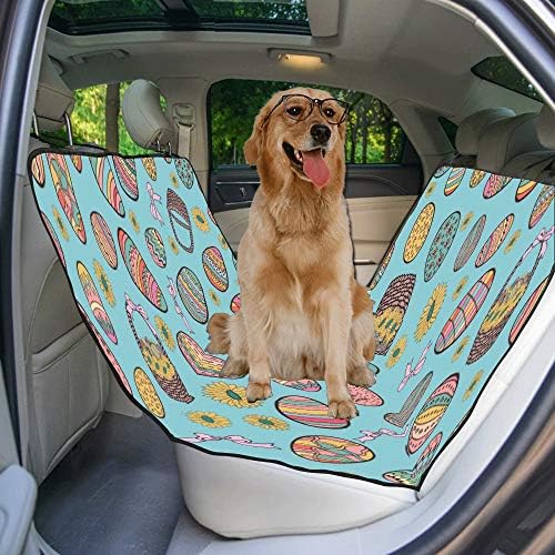 Enevotx Dog Seat Cover Custom Egg Design Style Fashion creați Huse de imprimare pentru scaune auto pentru câini impermeabil