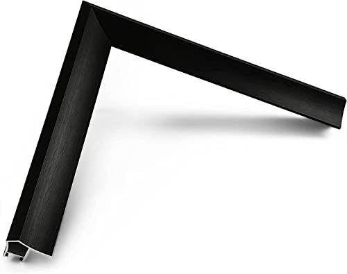 Deco TV Frames Alloy Prismatic - lunetă neagră anodizată compatibilă numai cu Samsung tv -ul cadru