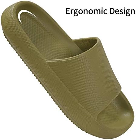 Kitinjoy Pillow Soft Slide Cloud papuci sandale pentru femei bărbați Pantofi de duș antiderapanți papuci de baie amortizați
