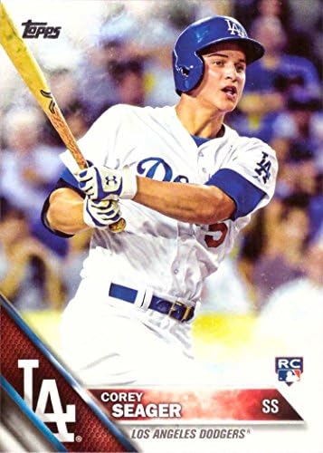 Topps Baseball #85 Corey Seager Rookie Card - primul său card oficial de rookie