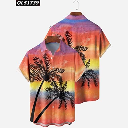 2023 Flori noi cămașă cu mâneci scurte pentru bărbați STILL STILL STILL RELAMED Relaxat Casual Lazy Shirt Yoga Set de haine