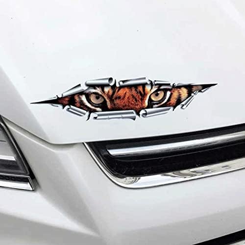 SEADEAR 3D SIMULARE Ochii cu privire la autocolante auto, cu ochi de tigru cu privire la autocolante autocolante auto-adezive
