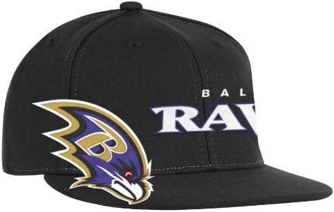 NFL Baltimore Ravens zona de capăt vizor plat Flex Hat-Tw78Z