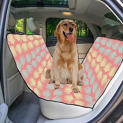Enevotx Husă pentru scaun pentru câini Design Personalizat Stil Romantic flori imprimare Huse pentru scaune auto pentru câini
