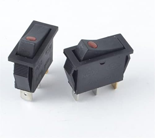 gande Rocker Switch AC 16A 250V 3 pini SPDT KCD3 ON-Off 3 poziții Rocker Switch roșu încălzitor electric comutator de alimentare