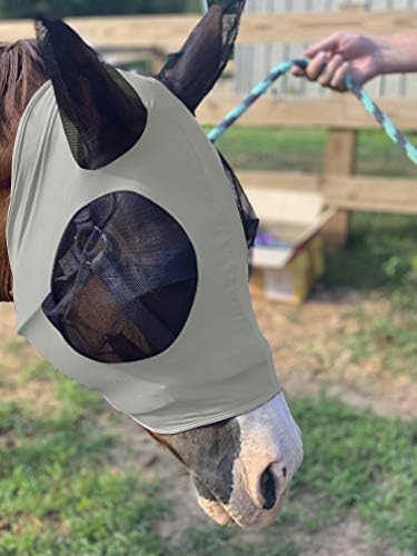 Lycra Cal acoperi masca cu urechi Comfort Fit Mesh traseu pășune soare UV protecție
