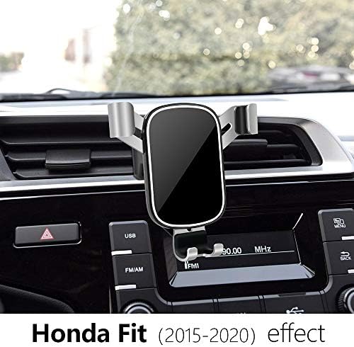 Suport pentru telefon auto Lunqin pentru 2015-2020 Honda Fit [Telefoane mari cu carcasă prietenoasă] Accesorii automate Bracket