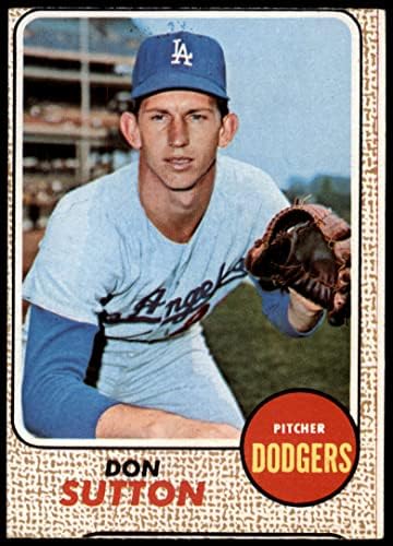 1968 Topps # 103 Don Sutton Los Angeles Dodgers Cards Dean's 2 - Good Dodgers