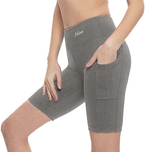 Nirlon Biker Shorts with Pockets-Biker Shorts pantaloni scurți de antrenament pentru femei Pentru Gym & amp; Yoga Shorts pentru