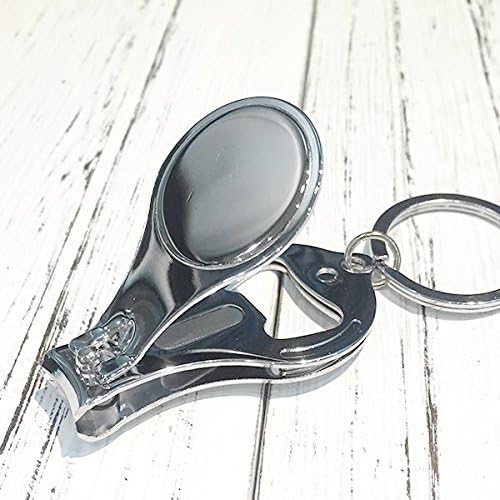 Hello World World French French Caft Cado Fashion Nipper Nipper Ring Key Lanț Deschizor de sticle Clipper