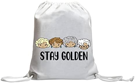 Zjxhpo rămâneți geantă cu șnur auriu Emisiune TV inspirați geantă cu șnur cadou de prietenie în vrac pentru cel mai bun prieten
