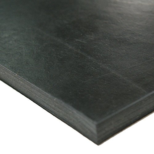 Foaie Buna-N, negru, 0,125 grosime, 2 lățime, 36 lungime, 60A durometru, ASTM D2000 BG