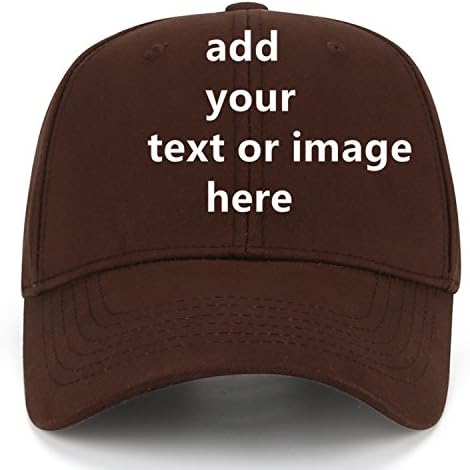 Capac de baseball personalizat cu textul dvs., Caps de camionare reglabil personalizat pălărie de vârf de soare casual pentru