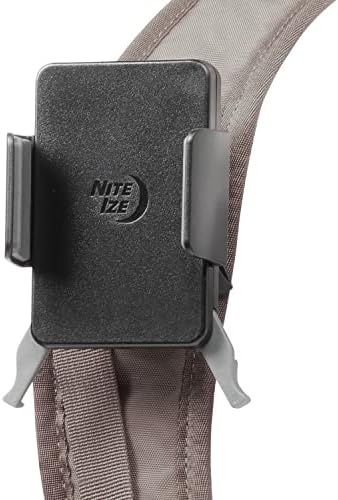Nite Ize, Inc. Suh-01-R3 Nite Ize Squeeze Clipplable, Universal Clip pentru centuri și curele de rucsac suport de telefon