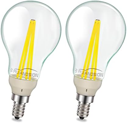 Ruiandsion E12 led candelabru Becuri AC 110V 4W Filament LED lumânare Becuri Alb înlocuire pentru lumini ventilator de tavan
