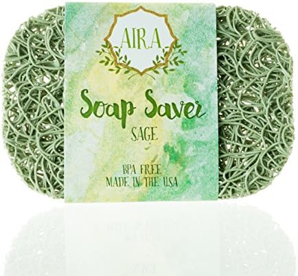 Aira Soap Saver - accesoriu pentru săpun și suport pentru săpun - suport pentru săpun de duș și baie fără BPA-scurge apa ,