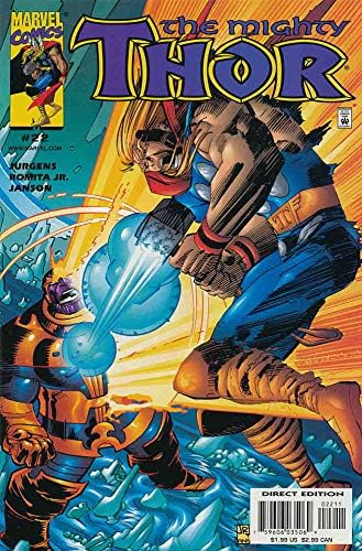Thor 22 VF; carte de benzi desenate Marvel / Thanos John Romita Jr
