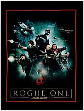 Camelot Quilt țesături Rogue One: A Star Wars Story Heroes 36in panou multi Quilt Fabric Quilt Fabric, Aur / Roșu / Negru