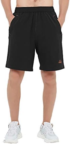 TbMPoy 7 '' Running Shieks pantaloni scurți uscați rapid gimnastică atletică sport în aer liber Buzunare cu fermoar scurt