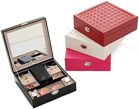 Cutii de cosmetice DFGH cutie de bijuterii din lemn masiv cutie cosmetică creativitate cutie de depozitare a bijuteriilor