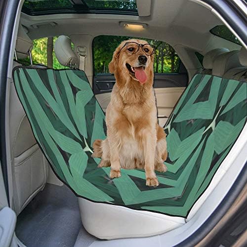 Enevotx Husă pentru scaun pentru câini personalizat jad verde Design stil elegant de imprimare Retro Huse pentru scaune auto