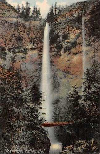 Valea Yosemite, carte poștală din California
