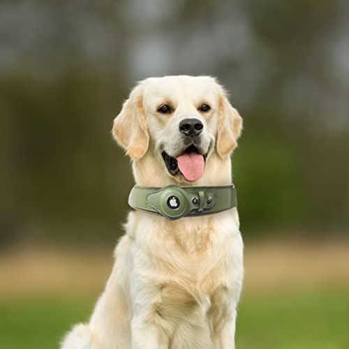 Airtag Guler Hollar Holder Guler Dog Compatibil cu Apple Airtag Tracker Reglabil GPS GPS GLAR Potrivit pentru câini mici mari
