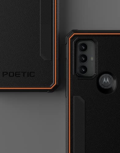 Husă din seria Poetic Neon concepută pentru Motorola Moto G Power 2022, husă de protecție cu două straturi, rezistentă, robustă,