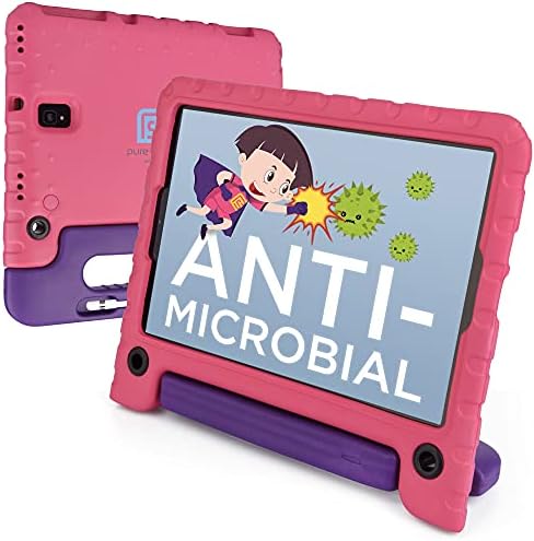 Pure Sense Buddy Antimicrobial Kids Case pentru Samsung Galaxy Tab A 10.5 | Kit complet: stand robust, mâner, protector de