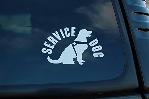 Serviciu autocolant pentru câini de vinil decal K9 Unitate la bord ATENȚIE Dimensiune/culoare!