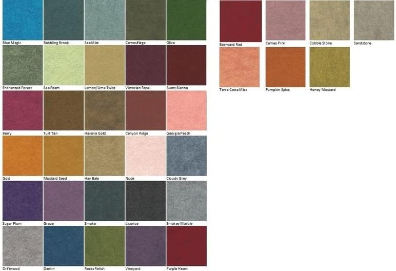 38-colecția de culori Heathered-foi de pâslă din amestec de lână grozave pentru proiectul tău de artizanat